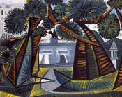 藏在树林中的盗贼 - 巴勃罗·毕加索